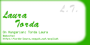 laura torda business card
